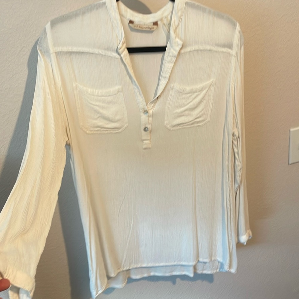 Surf surroundings, white, long sleeve